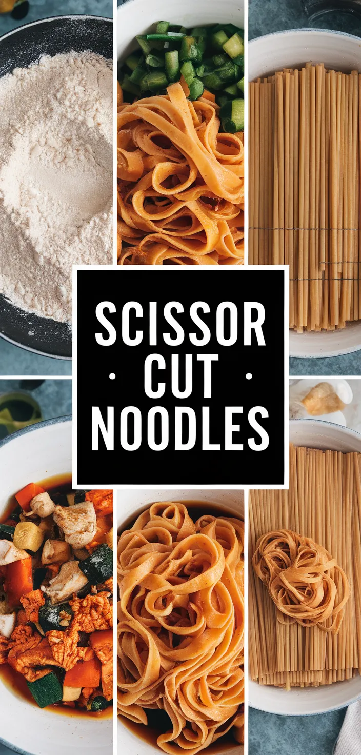 A photo of Scissor Cut Noodles Recipe