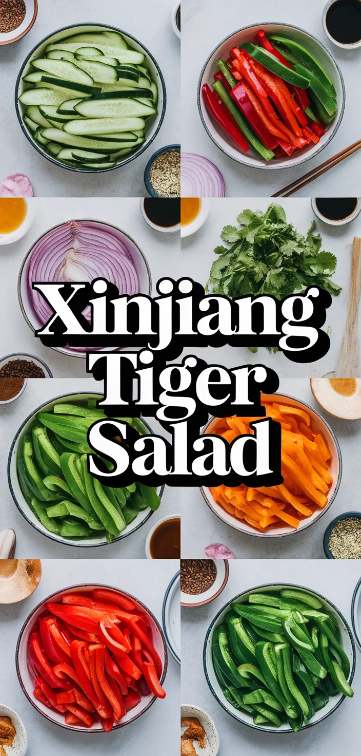 A photo of Xinjiang Tiger Salad Recipe