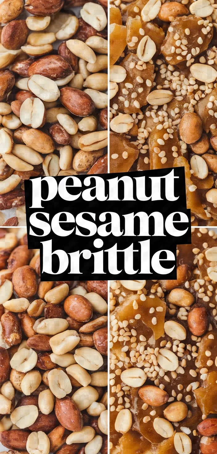 Photo of Peanut Sesame Brittle Recipe