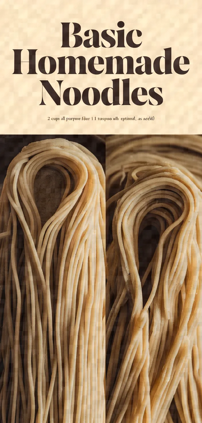 Photo of Basic Homemade Noodles Recipe