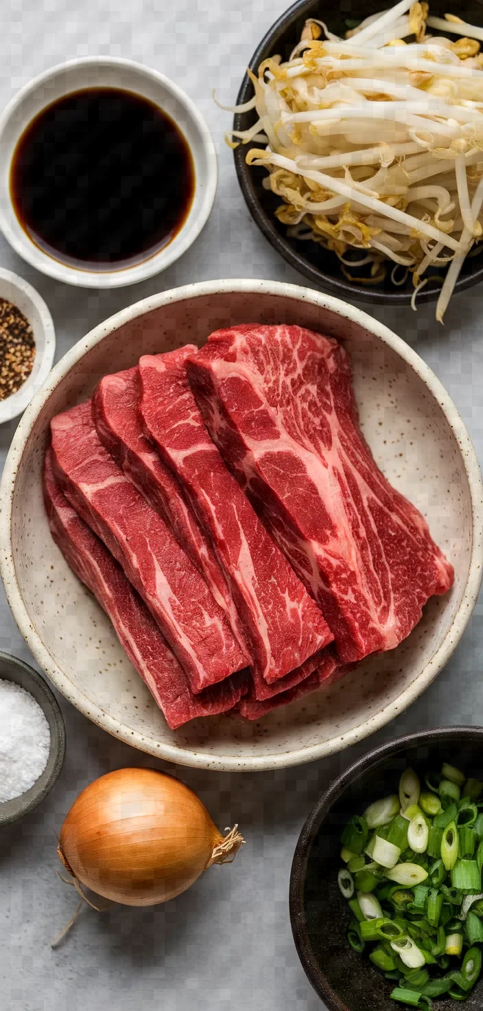 Ingredients photo for Beef Chow Fun Recipe