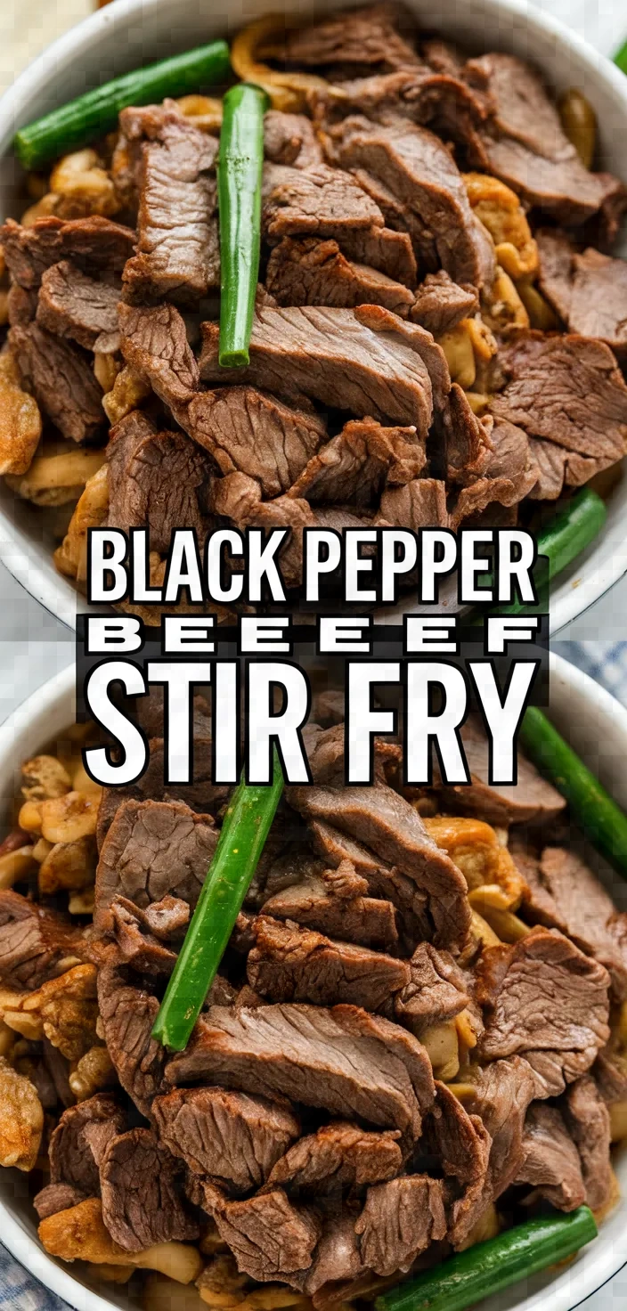 Black Pepper Beef Stir Fry Recipe