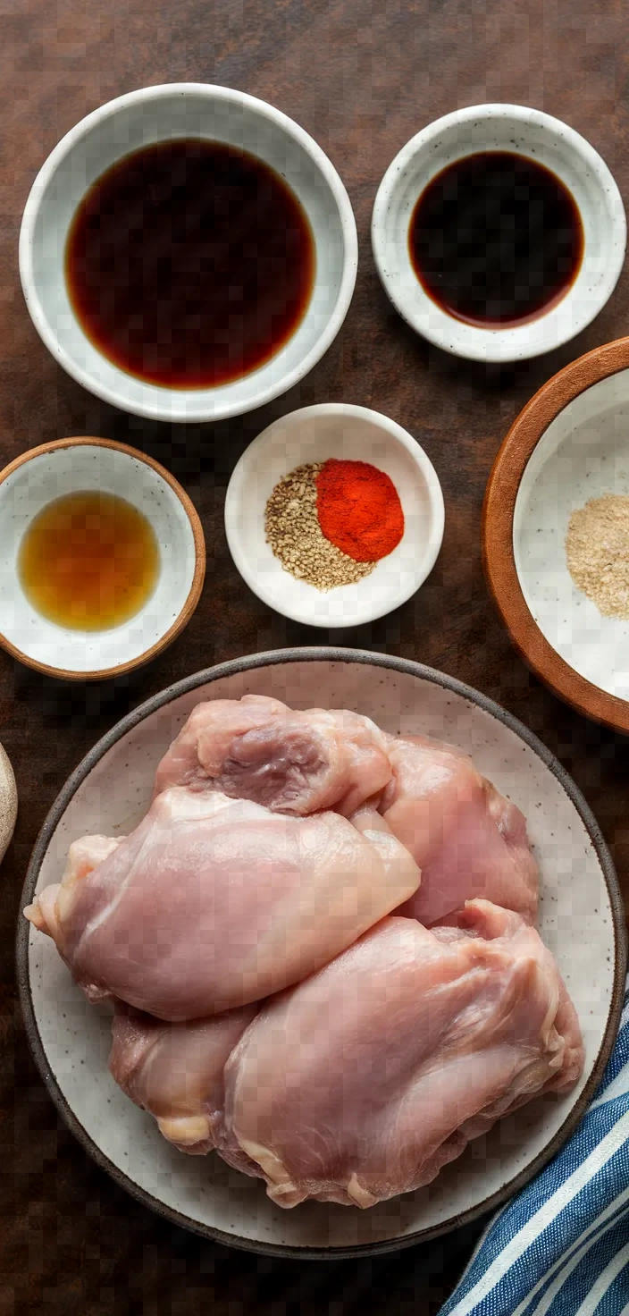 Ingredients photo for Char Siu Chicken Recipe