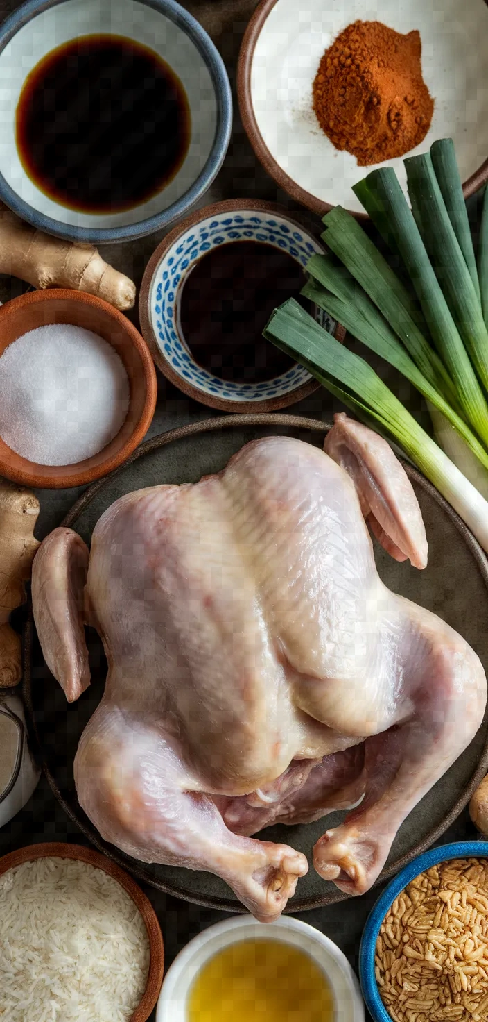 Ingredients photo for Chinese Smoked Chicken Recipe