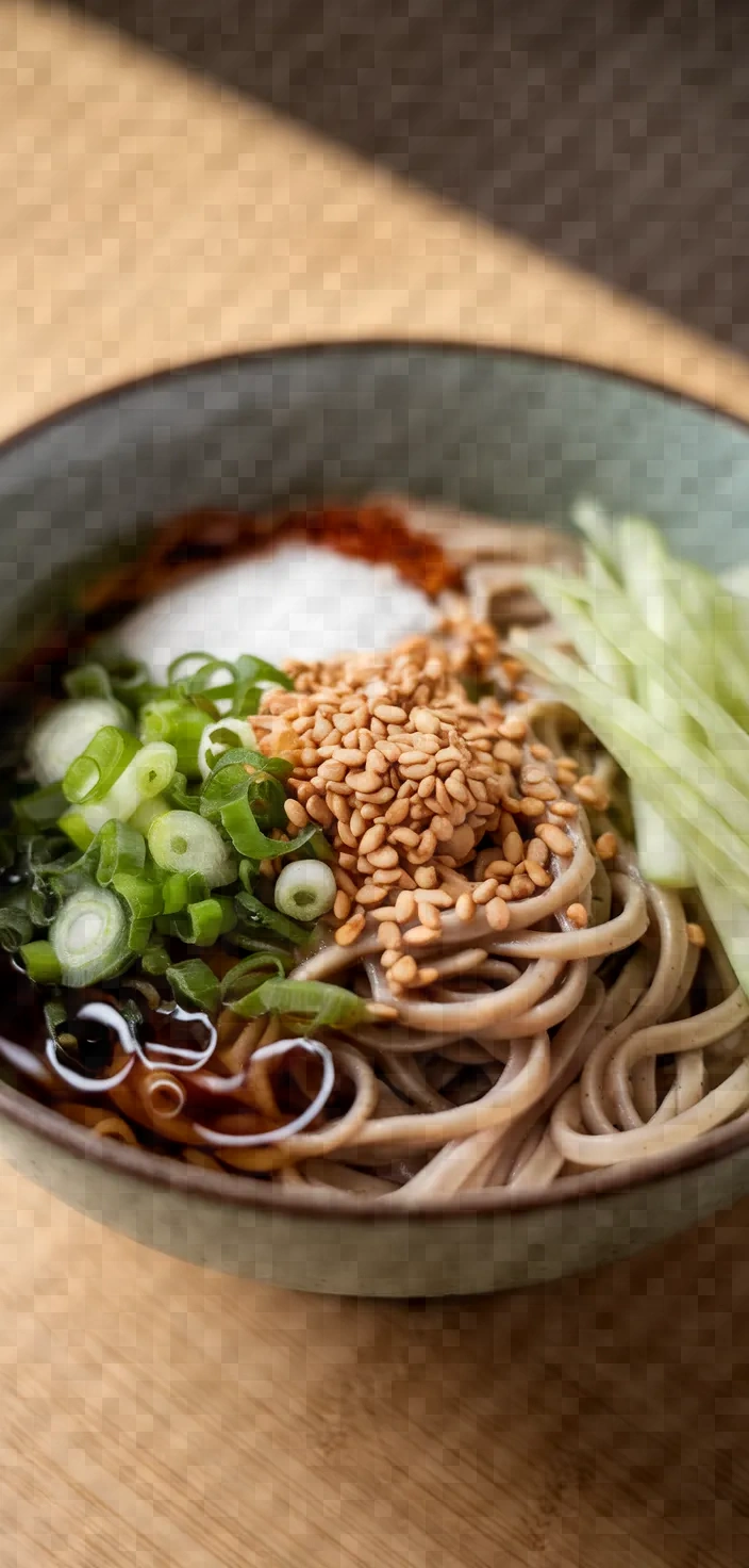 Ingredients photo for Cold Soba Noodles Recipe