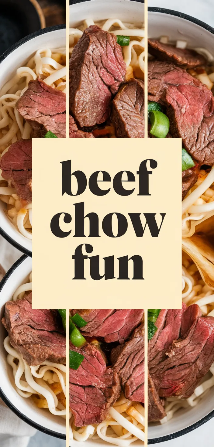 A photo of Beef Chow Fun Recipe