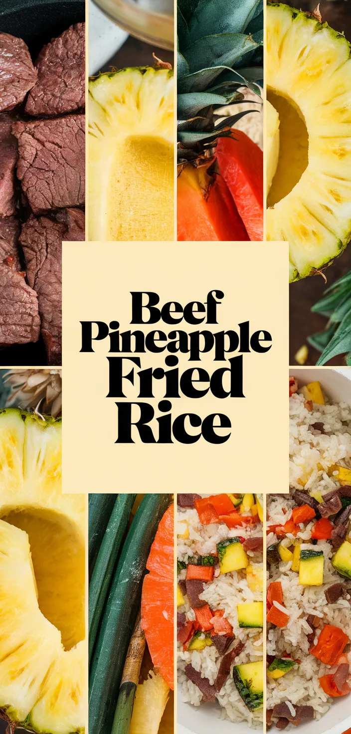 A photo of Beef Pineapple Fried Rice Recipe