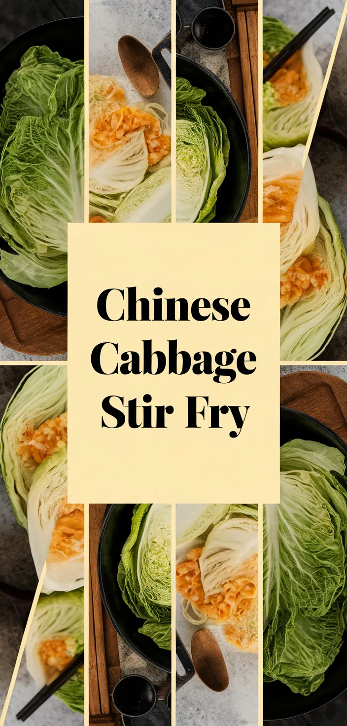 A photo of Chinese Cabbage Stir Fry Recipe