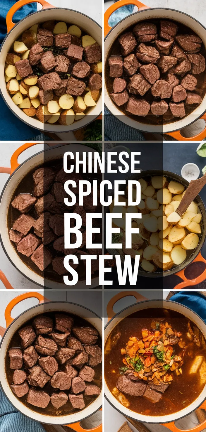 A photo of Chinese Spiced Beef Potato Stew Recipe