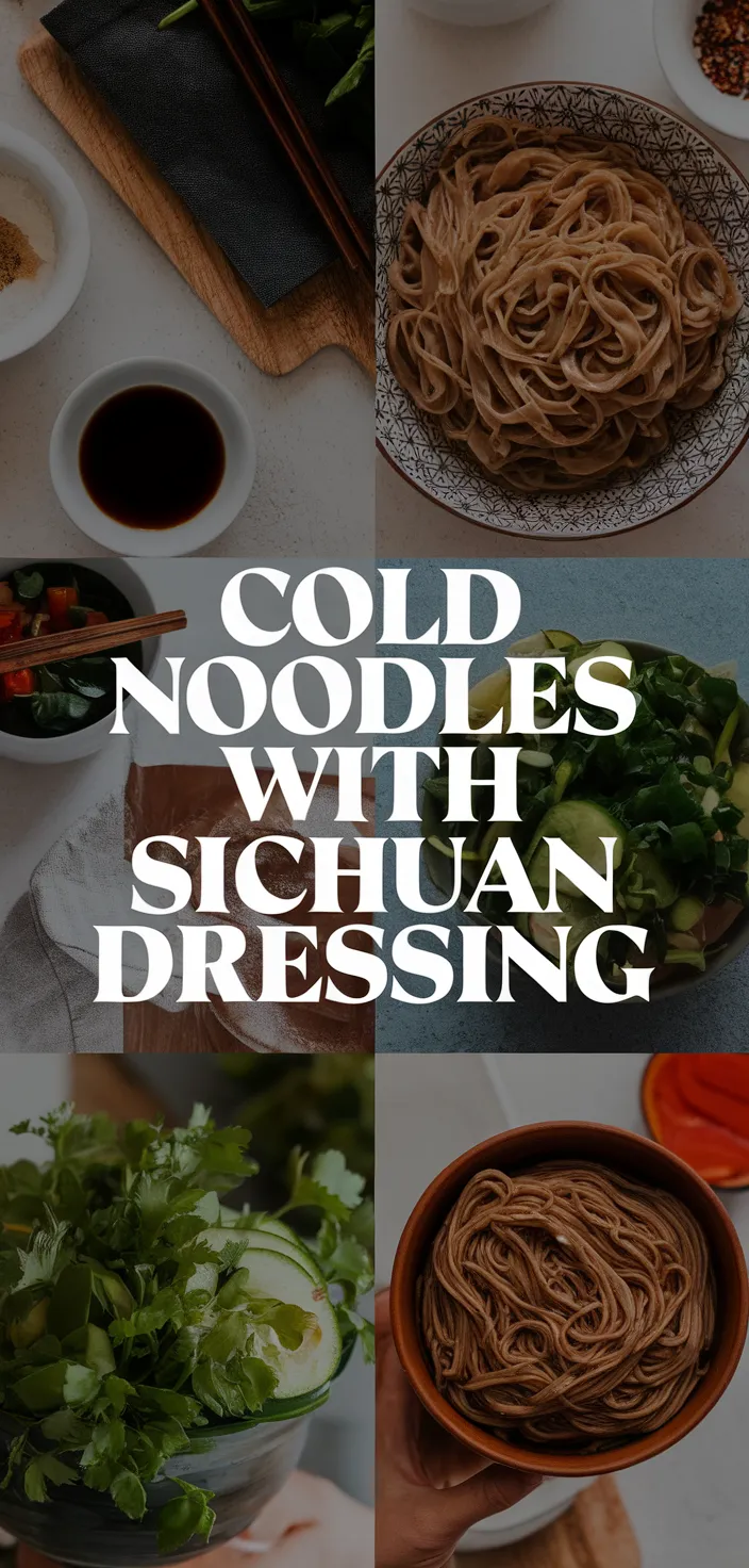 A photo of Cold Noodles With Sichuan Dressing Recipe