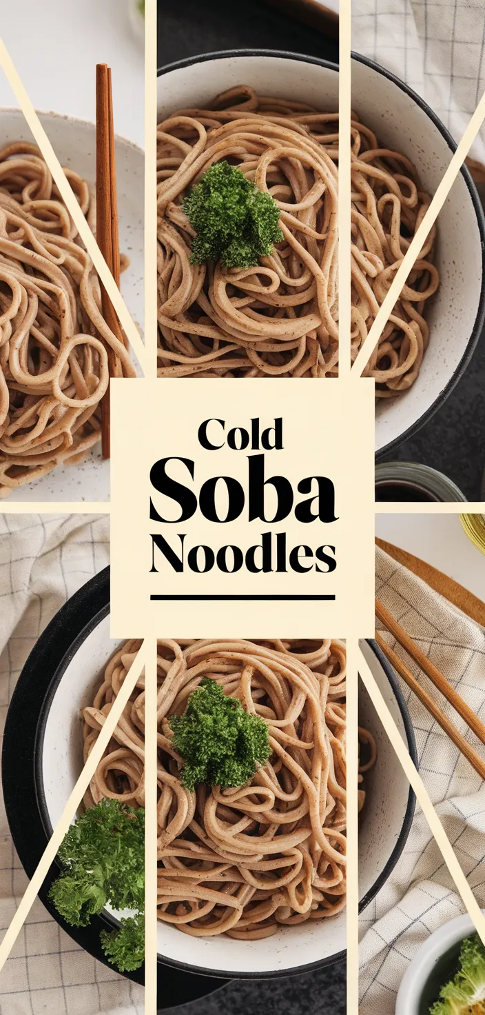 A photo of Cold Soba Noodles Recipe