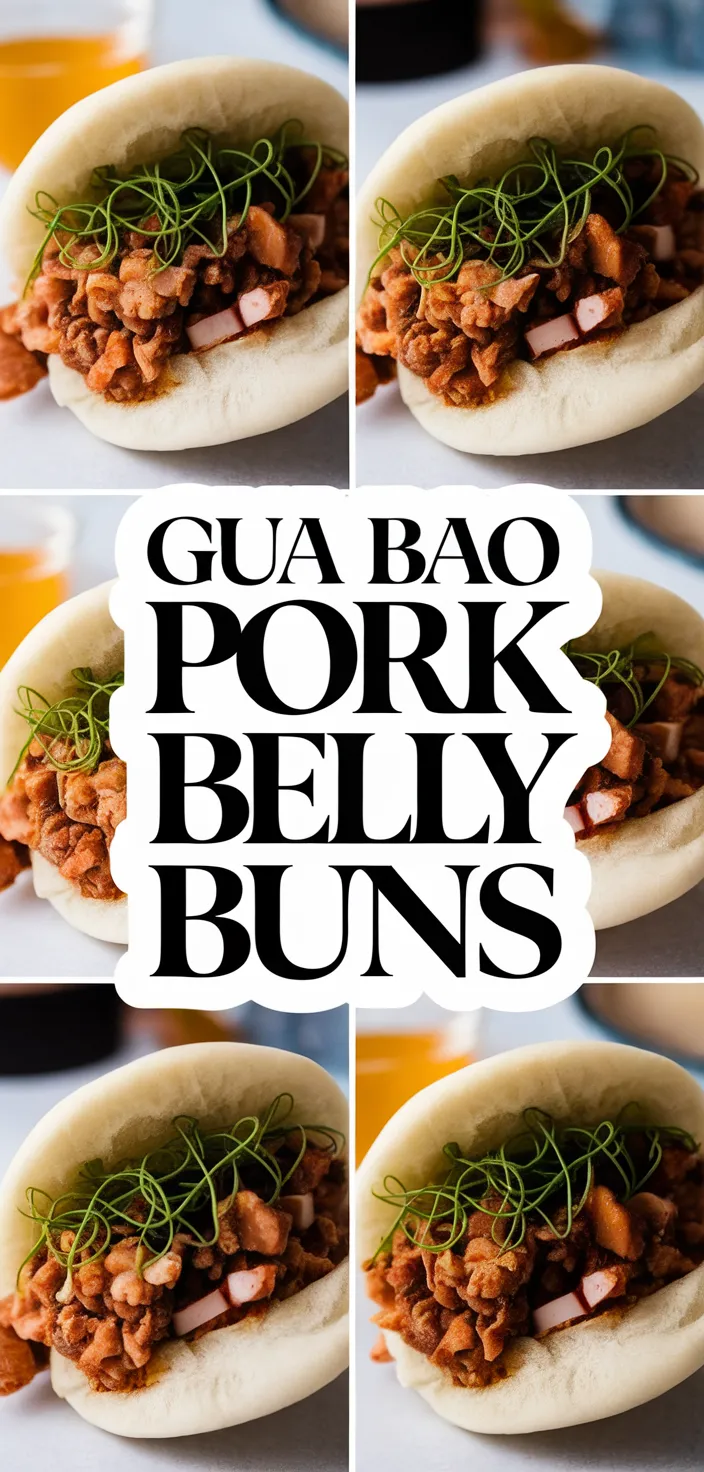 A photo of Gua Bao Pork Belly Buns Recipe