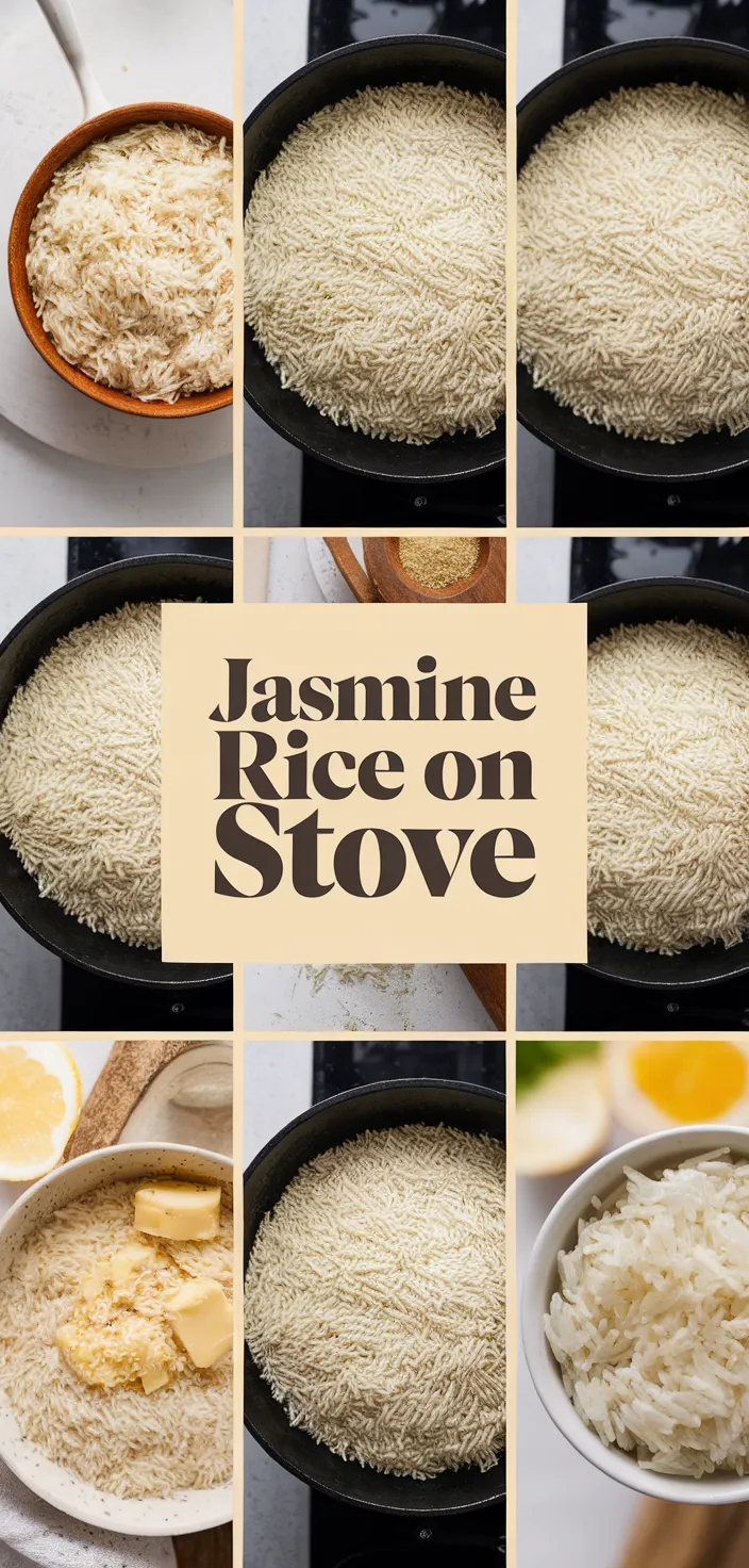 A photo of Jasmine Rice On Stove Recipe