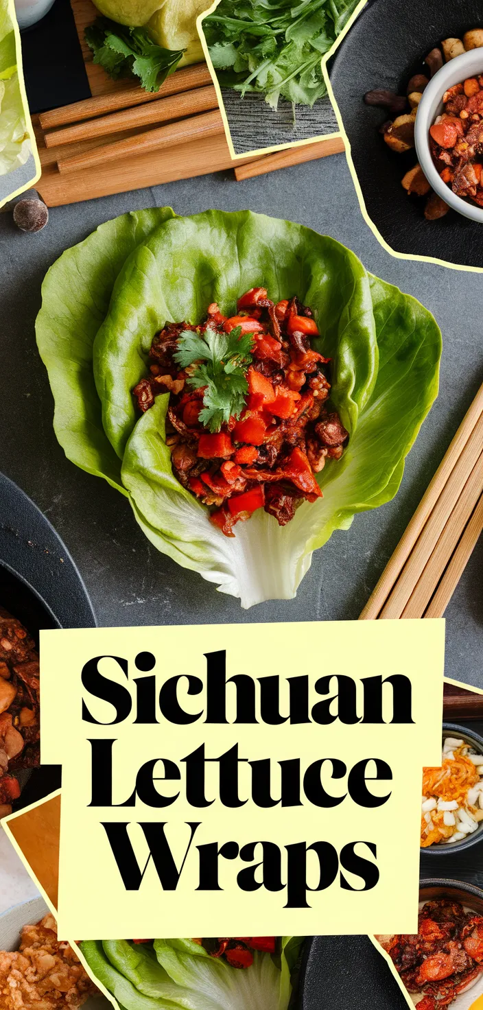 A photo of Lettuce Wraps Sichuan Style Recipe