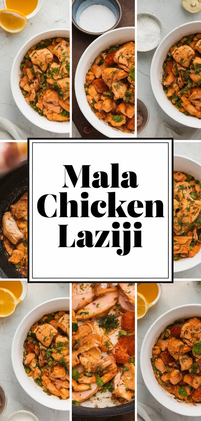 A photo of Mala Chicken Laziji Recipe