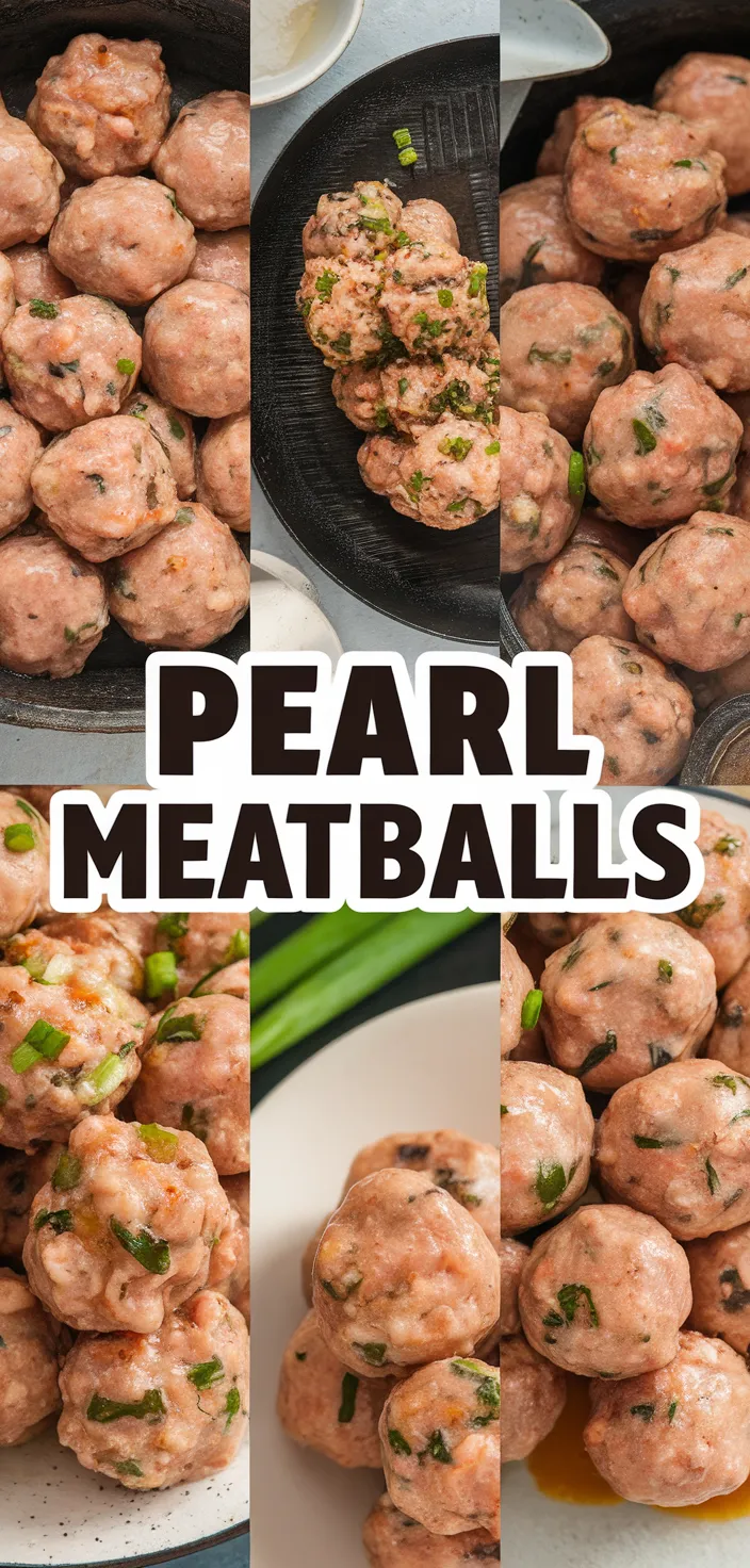 A photo of Pearl Meatballs Recipe