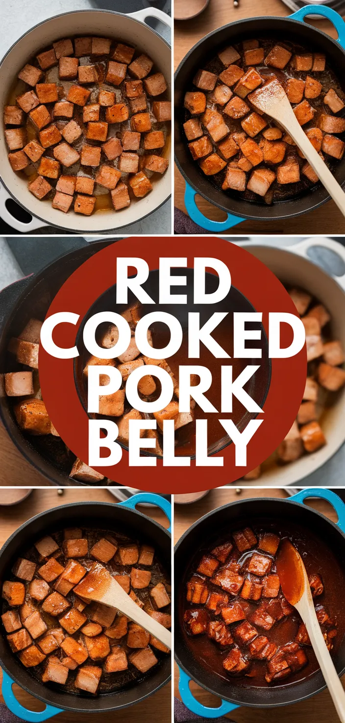 A photo of Red Cooked Pork Belly Recipe