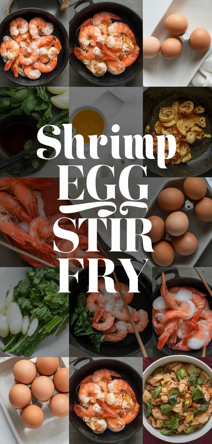 A photo of Shrimp Egg Stir Fry Recipe