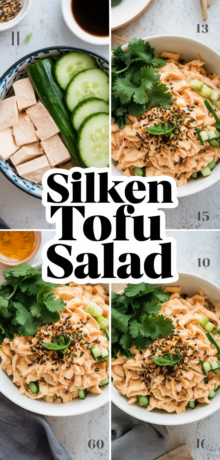 A photo of Silken Tofu Salad Recipe