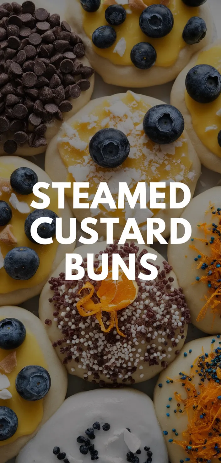 A photo of Steamed Custard Buns Recipe