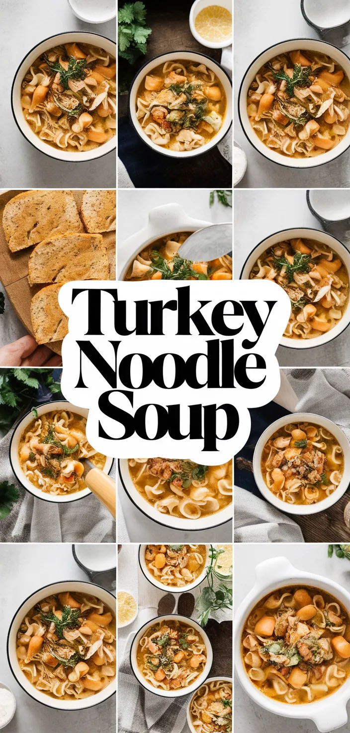 A photo of Turkey Noodle Soup Recipe