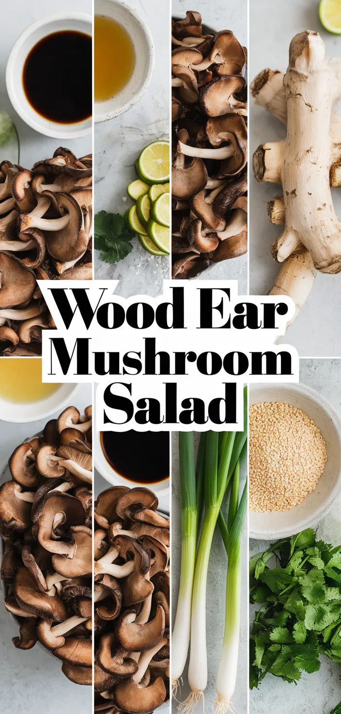 A photo of Wood Ear Mushroom Salad Recipe