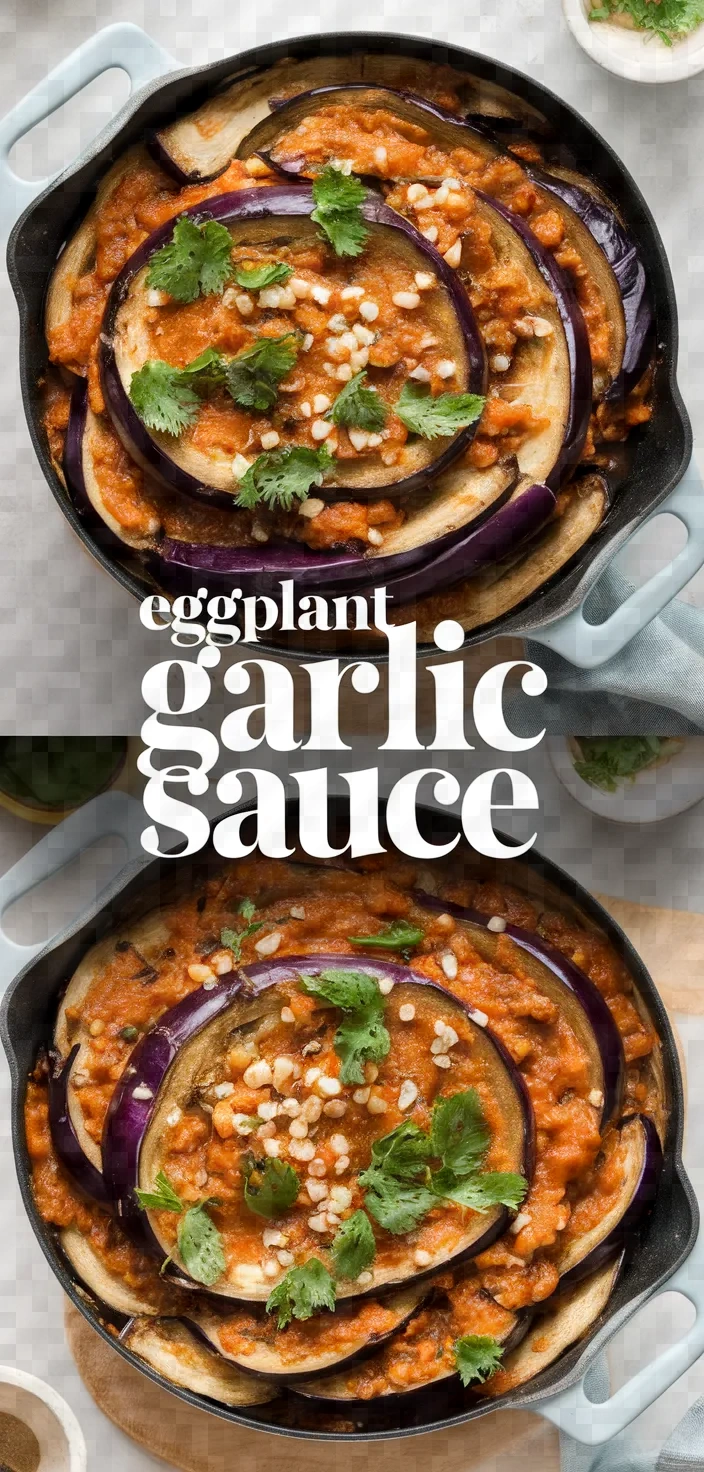 Eggplant With Garlic Sauce Recipe