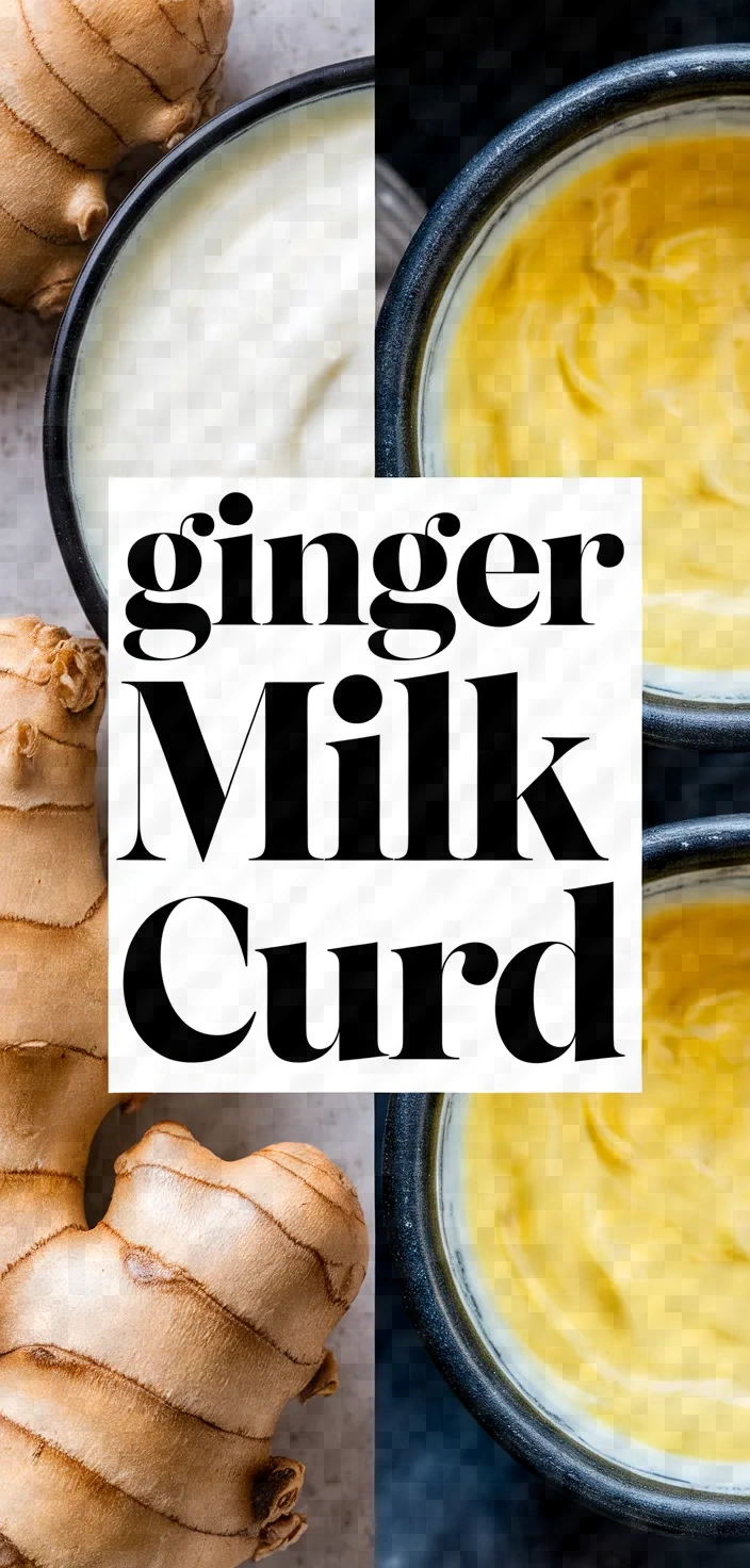 Ginger Milk Curd Recipe