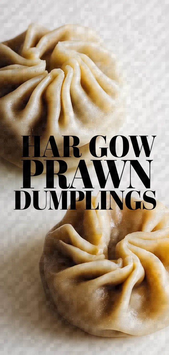 Har Gow Crystal Prawn Dumplings Recipe