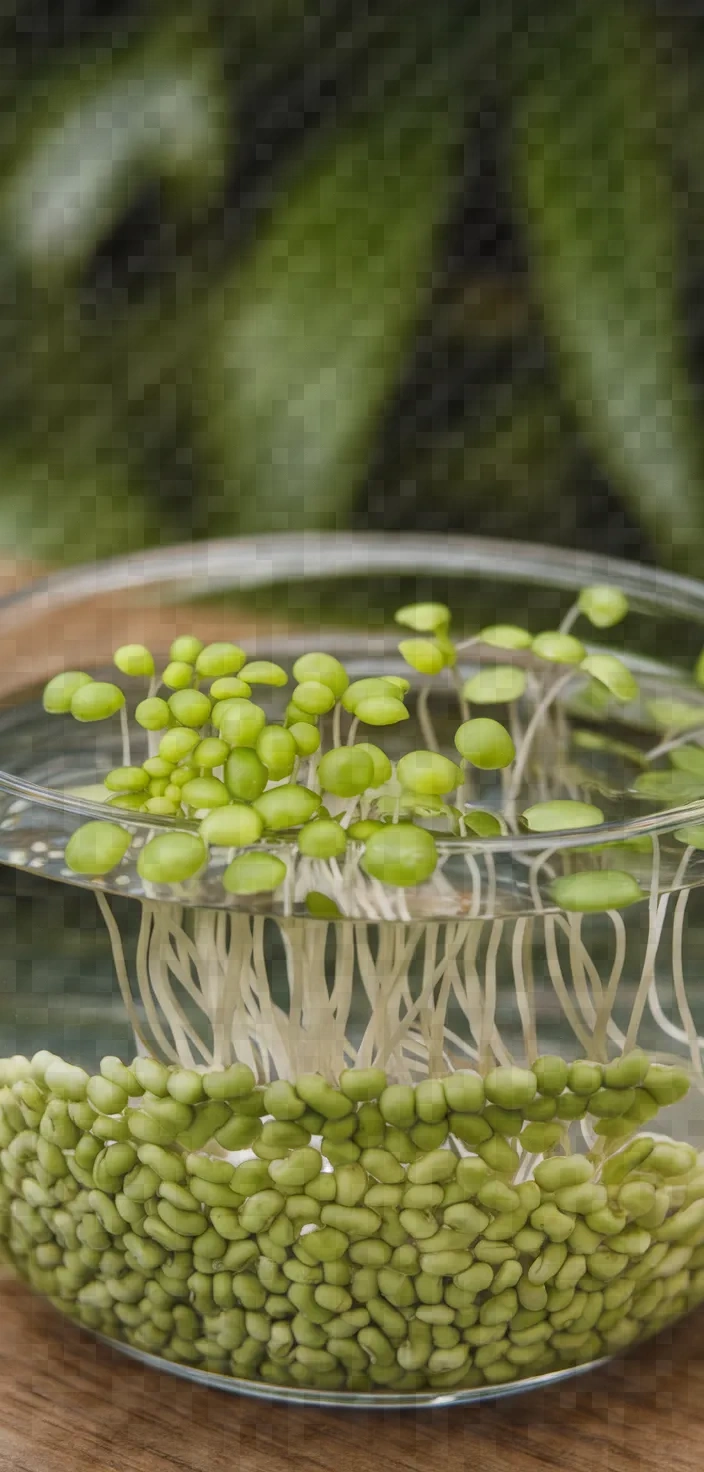 Ingredients photo for Homegrown Mung Bean Sprouts Recipe