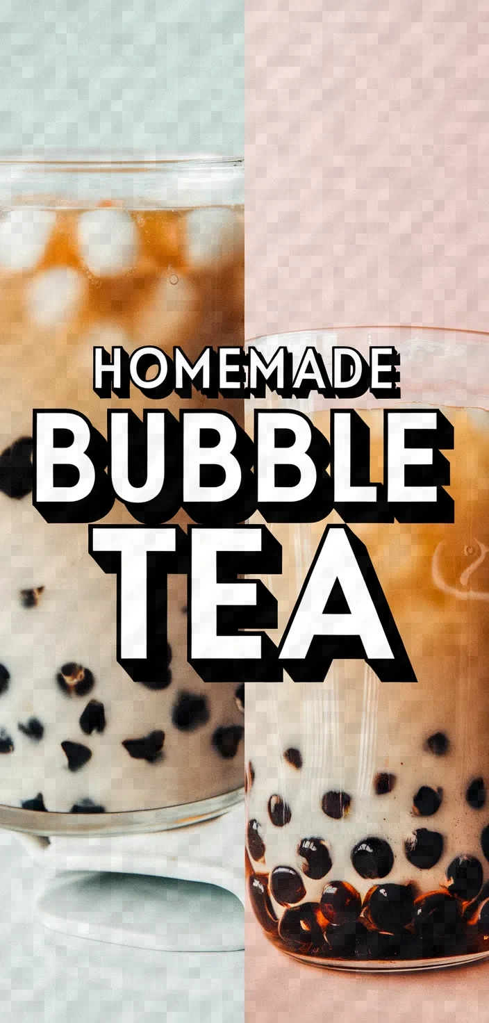 Homemade Bubble Tea Recipe