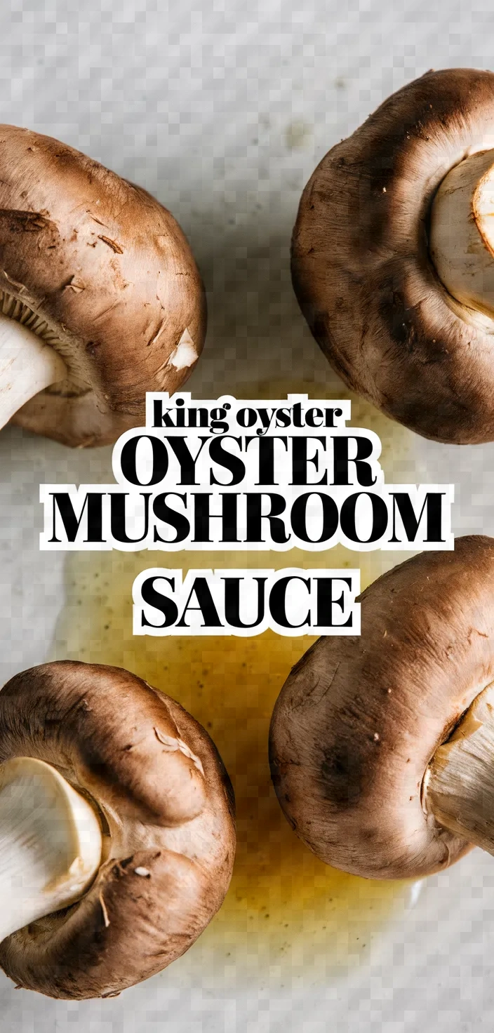 King Oyster Mushroom Garlic Sauce Recipe