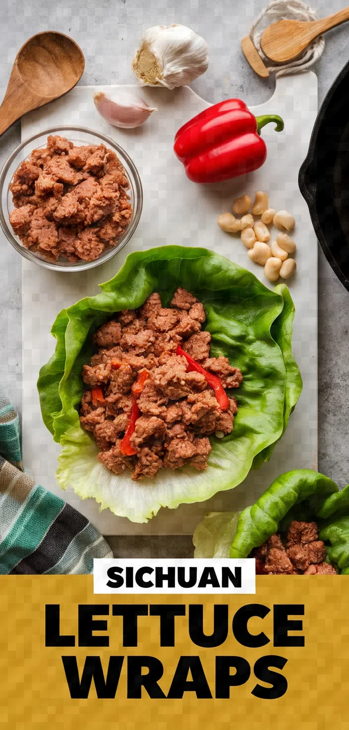 Lettuce Wraps Sichuan Style Recipe