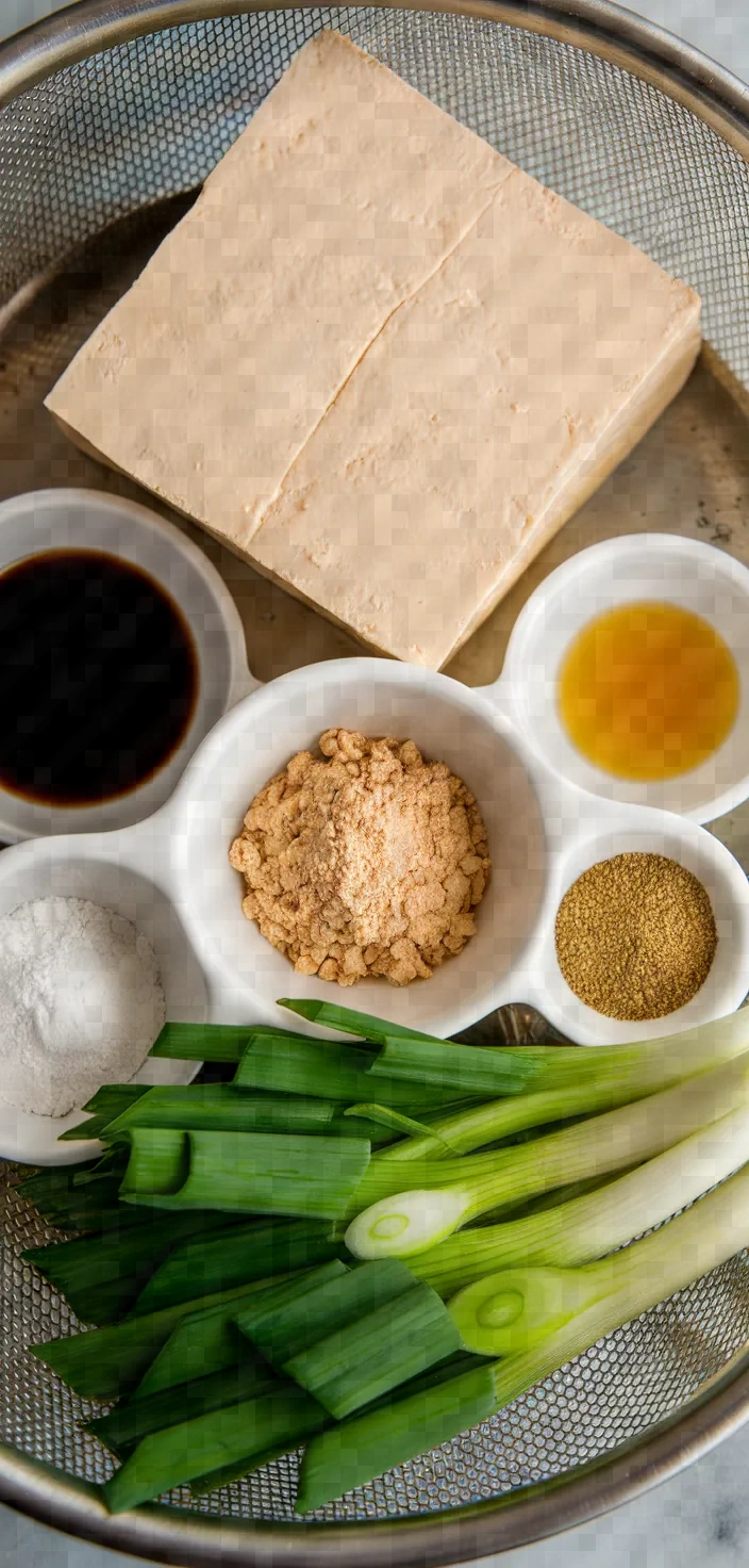 Ingredients photo for Pan Fried Tofu Recipe