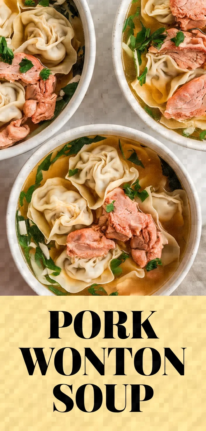 Pork Wonton Soup Recipe