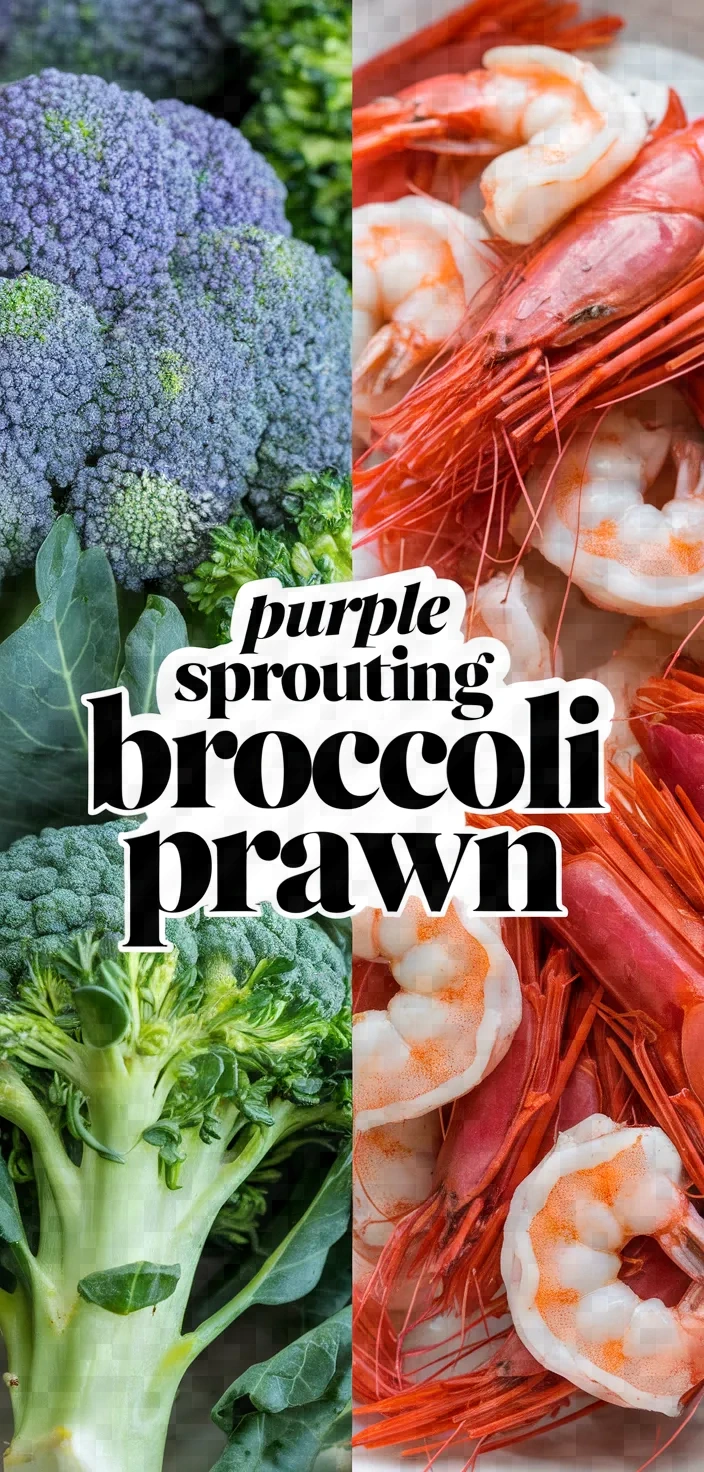 Purple Sprouting Broccoli Prawn Recipe