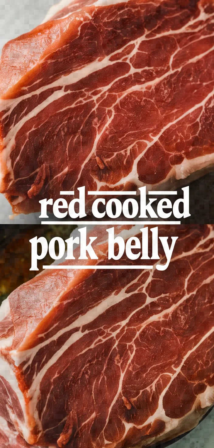 Red Cooked Pork Belly Recipe