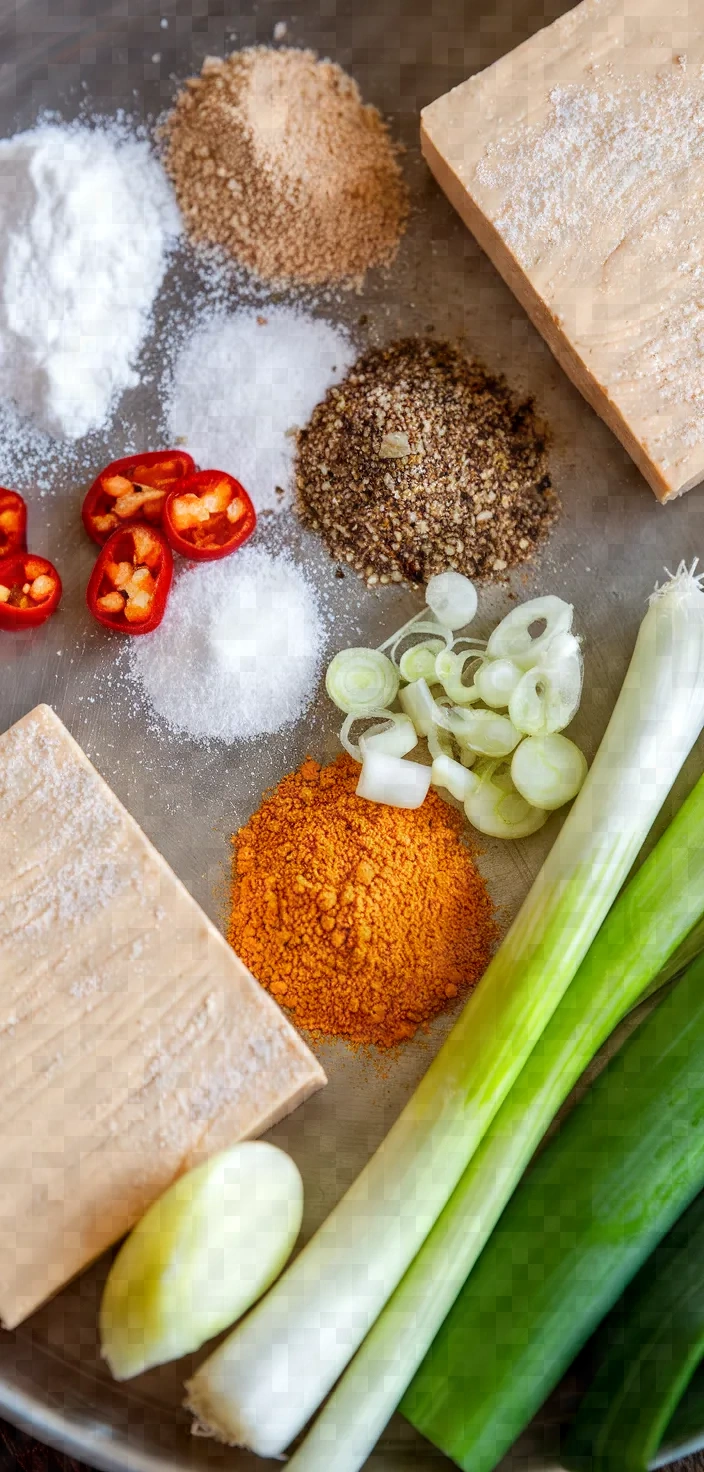 Ingredients photo for Salt And Pepper Tofu Recipe