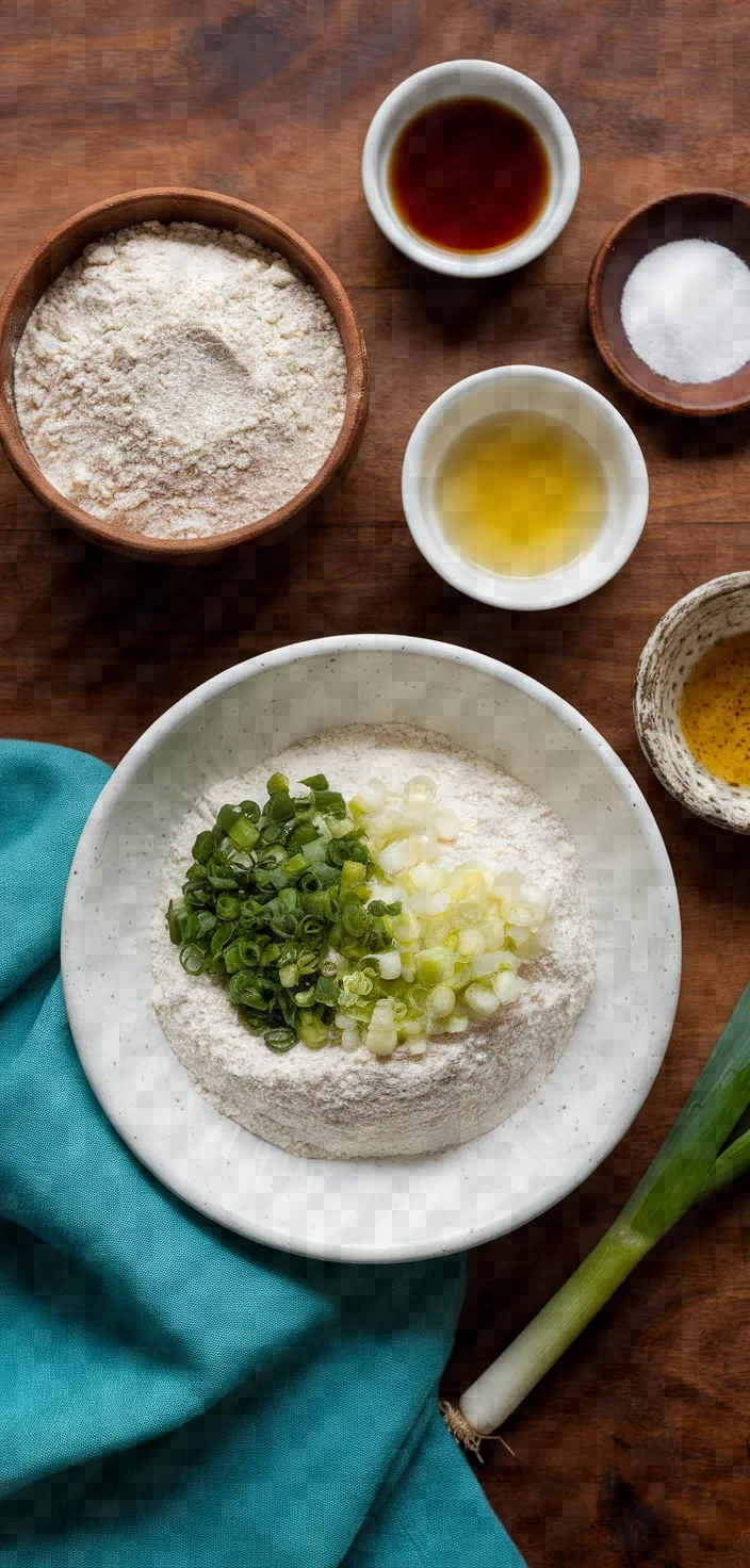 Ingredients photo for Scallion Bread Recipe