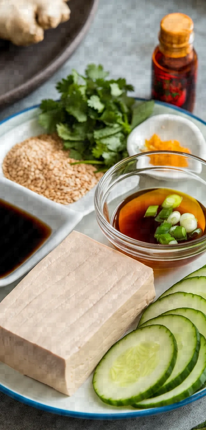 Ingredients photo for Silken Tofu Salad Recipe