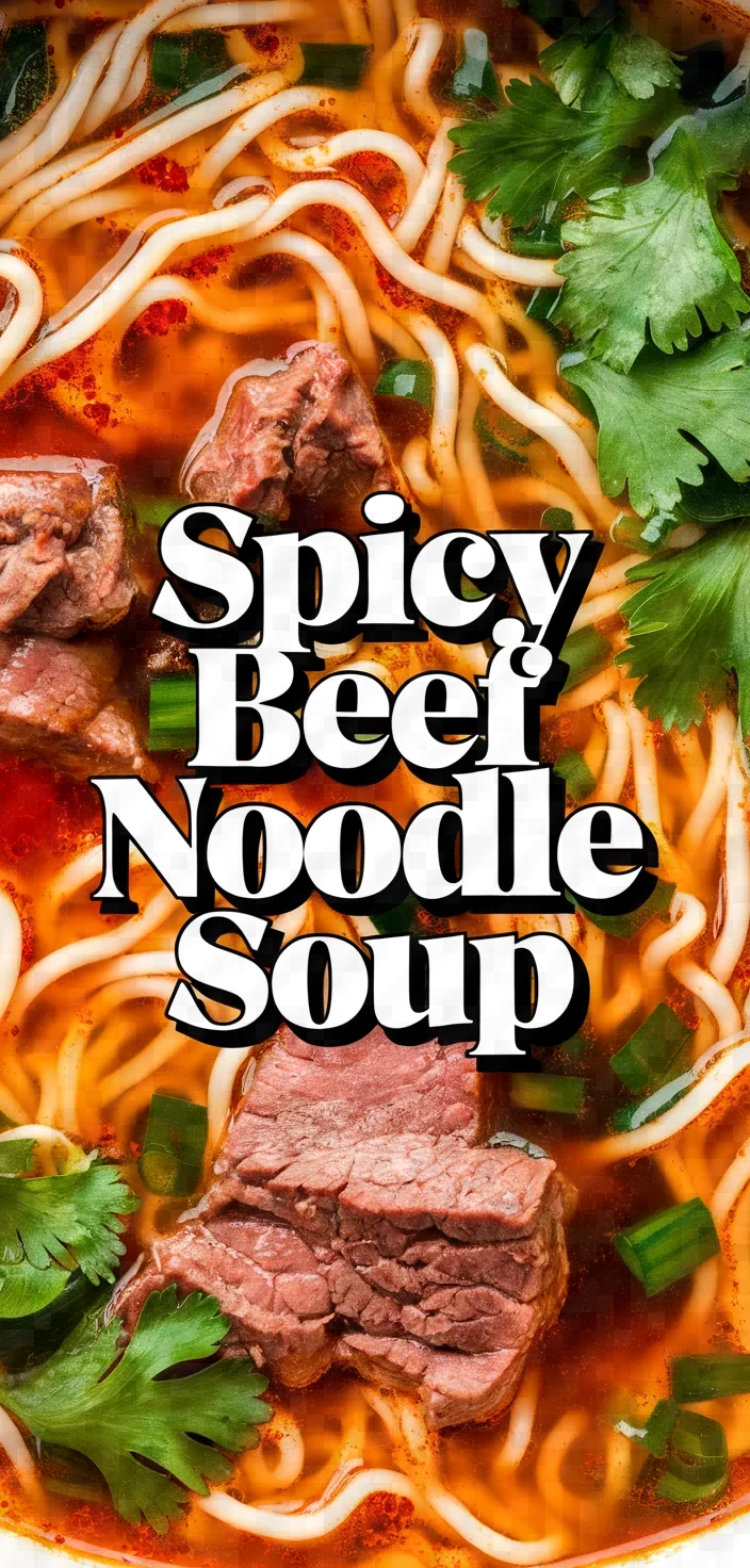 Photo of Spicy Beef Noodle Soup Recipe