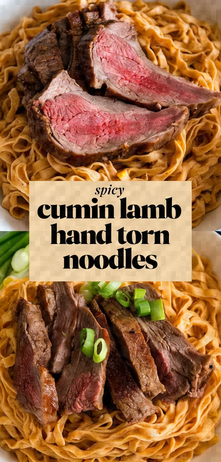 Spicy Cumin Lamb Hand Torn Noodles Recipe