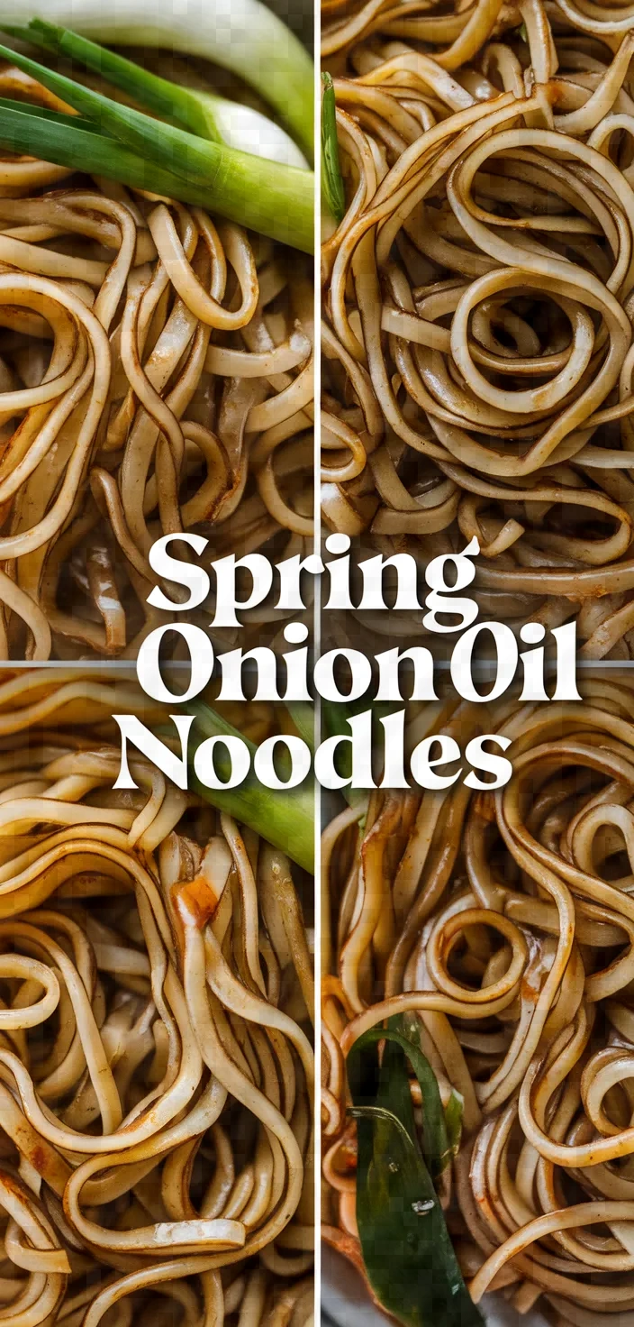 Spring Onion Oil Noodles Recipe