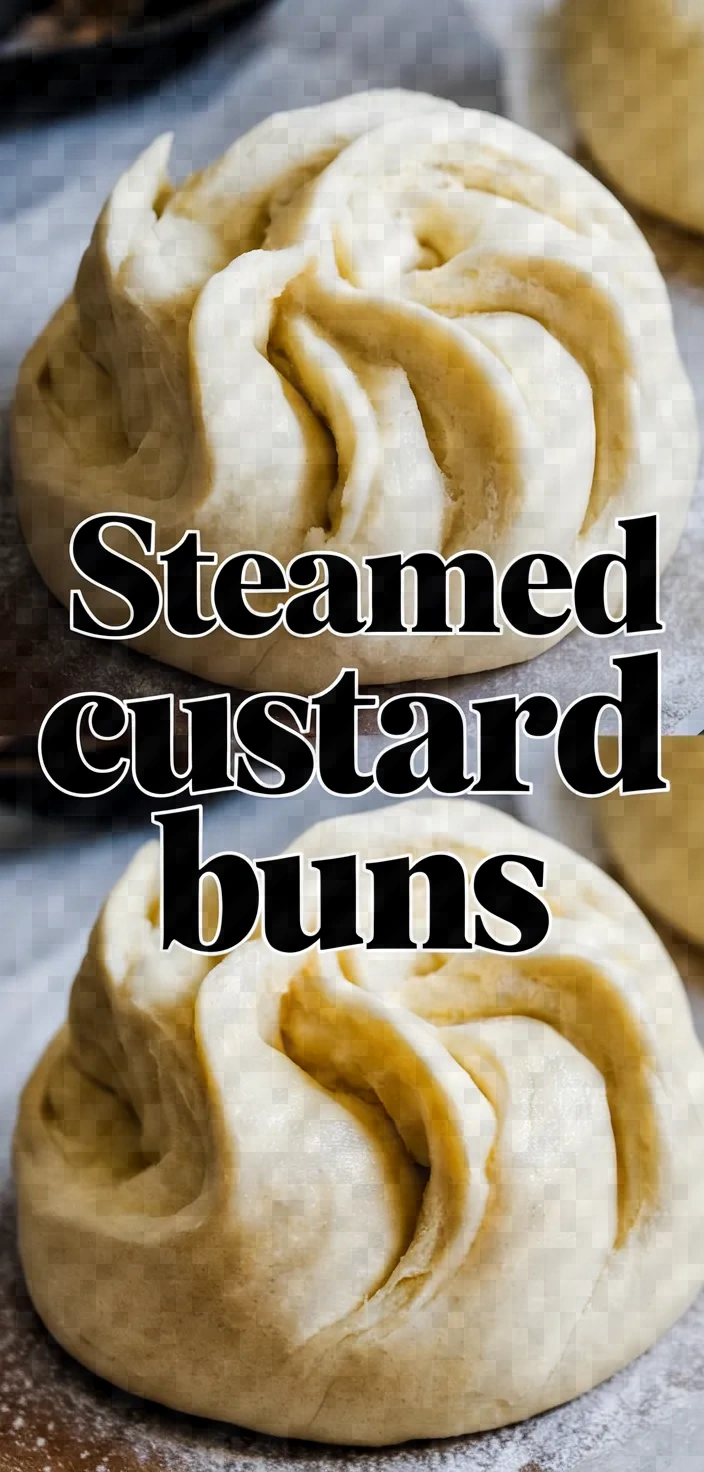 Photo of Steamed Custard Buns Recipe