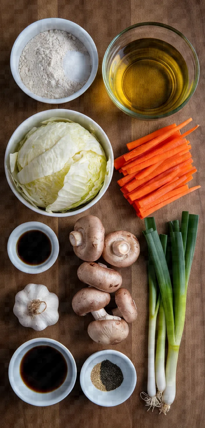 Ingredients photo for Vegan Dumplings Recipe