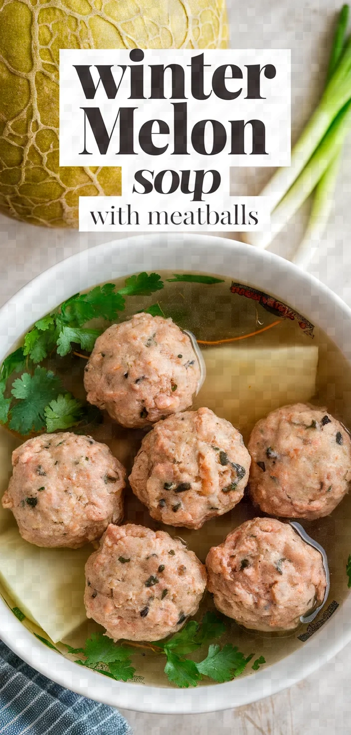 Photo of Winter Melon Soup With Meatballs Recipe