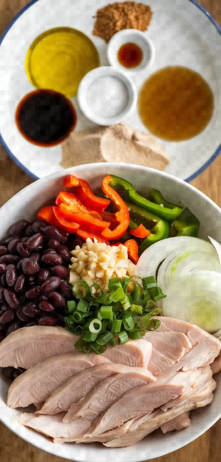 Ingredients photo for Chicken With Black Bean Sauce Recipe