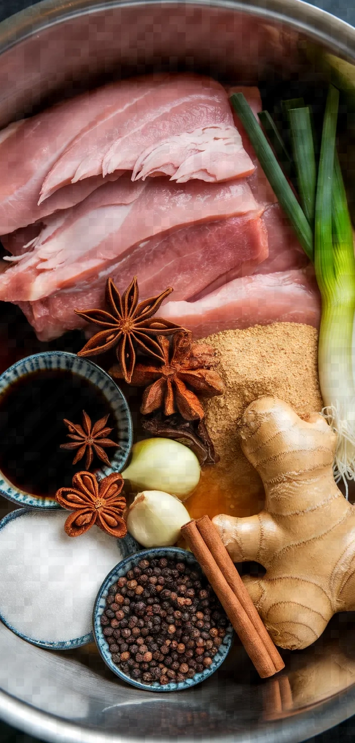 Ingredients photo for Chinese Beer Braised Duck Recipe