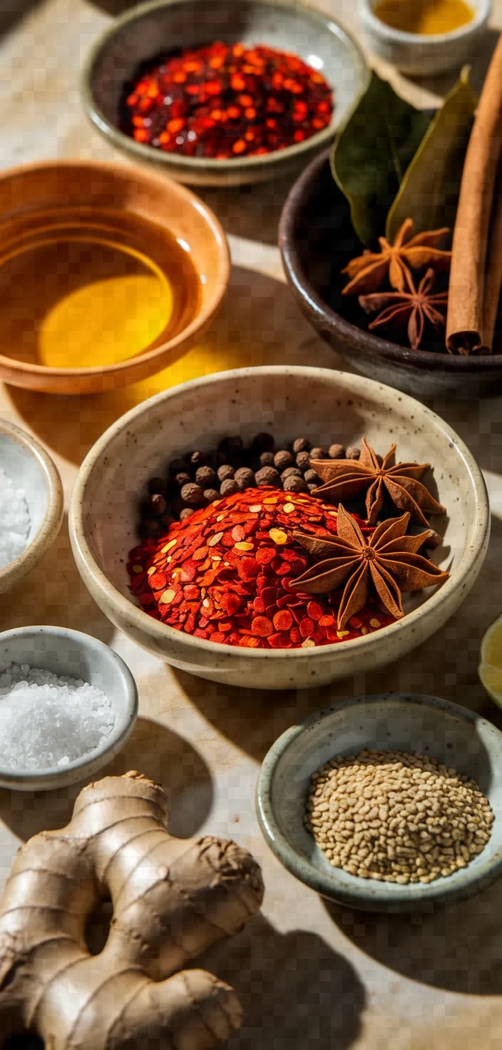 Ingredients photo for Chinese Chilli Oil Recipe