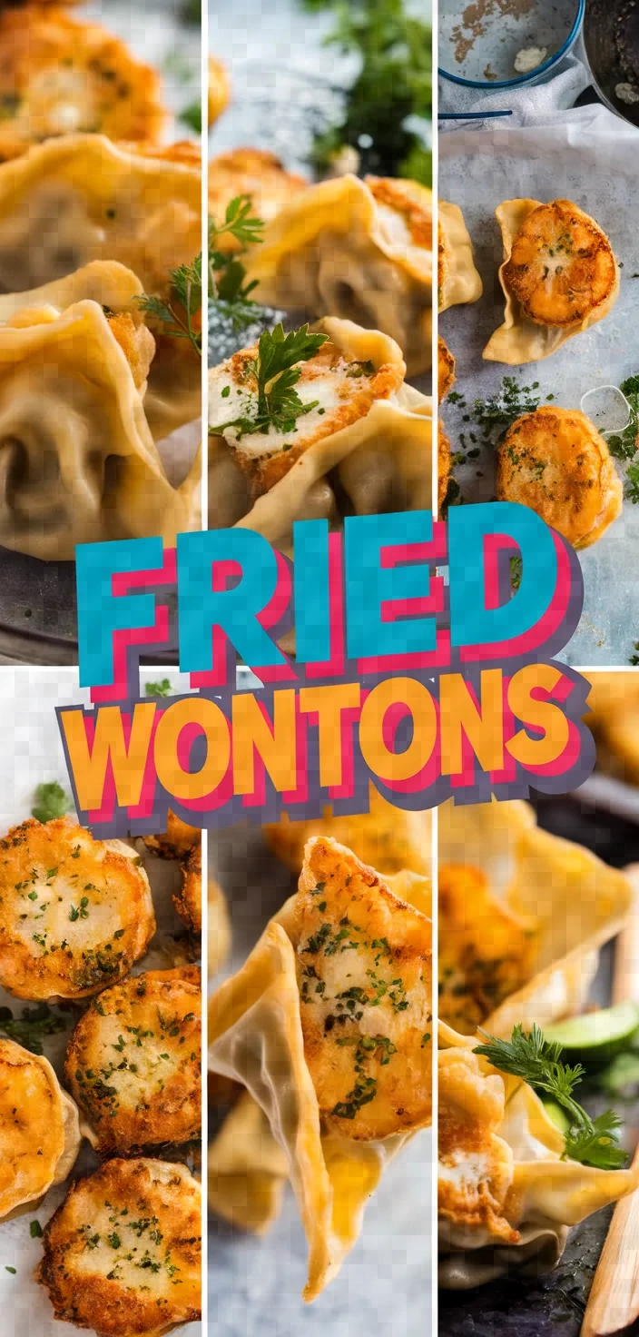 A photo of Fried Wontons Recipe